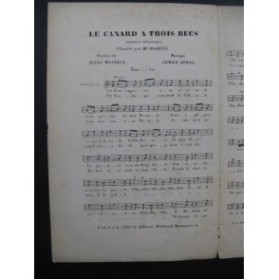 JONAS Émile Le Canard à trois becs Chant ca1870