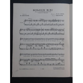 PENN W. CHRISTINÉ Henri Bonjour Mimi Chant Piano