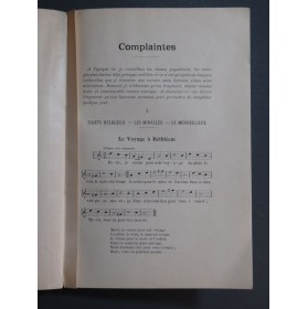 MILLIEN Achille Chants et Chansons Dédicace Chant 1906
