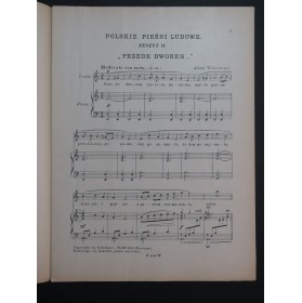 WIENIAWSKI Adam Polskie Piesni Ludowe No 2 Chant Piano 1926