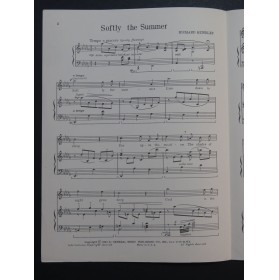 HUNDLEY Richard Softly the Summer Chant Piano 1963