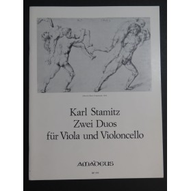 STAMITZ Karl Zwei Duos 2 Duos Alto Violoncelle 1976
