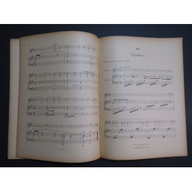 HAHN Reynaldo Études Latines Piano Chant 1938
