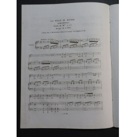 THYS A. La Fille du Rivage Chant Piano ca1830