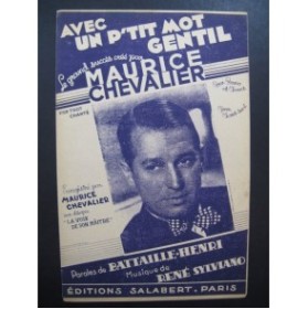 Avec un p'tit mot gentil Maurice Chevalier 1938