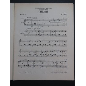 BOSC Auguste Thémis Piano 1927