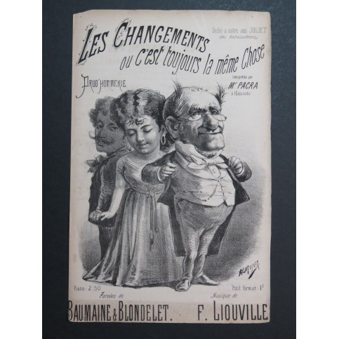 Les Changements Frantz Liouville Chant ca1880
