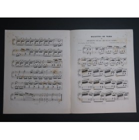 BEYER Ferdinand Bluettes du Nord op 103 No 4 à 6 Piano ca1850