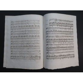 ROMAGNESI A. Gloire et Bonheur Chant Piano ca1830