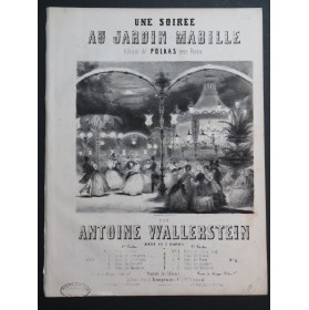 WALLERSTEIN Antoine Polka de Jenny Lind op 18 Piano ca1847