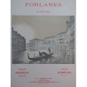 GOSSEC François Joseph Forlanes Piano