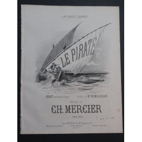 MERCIER Ch. Le Pirate Piano ca1860