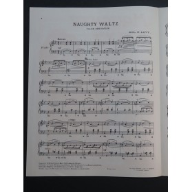 LEVY Sol. P. Naughty Waltz Piano 1920