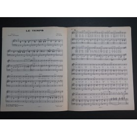 Le Temps Charles Aznavour Rika Zarai Chant Piano 1946