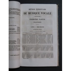 CHEVÉ Émile Méthode Élémentaire de Musique Vocale et 800 Duos 1864