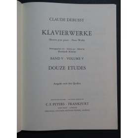 DEBUSSY Claude Douze Études Piano