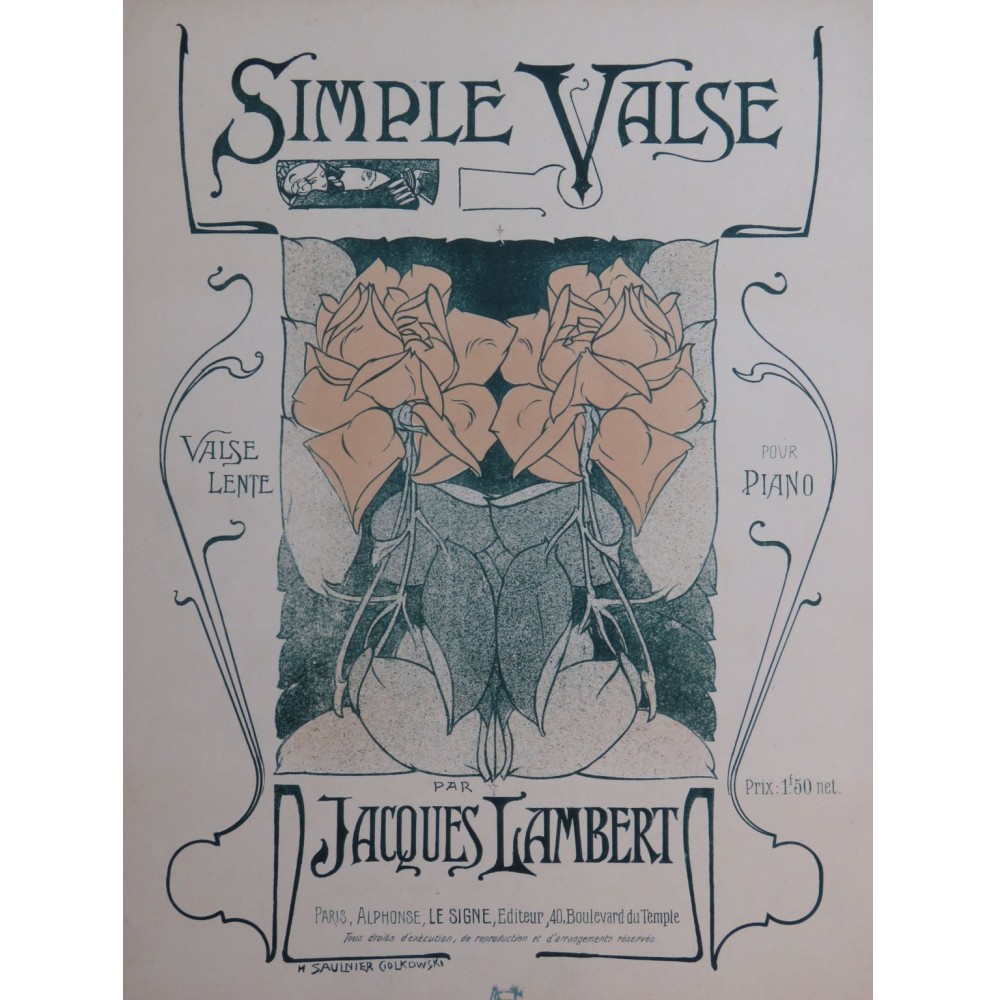 LAMBERT Jacques Simple Valse Piano