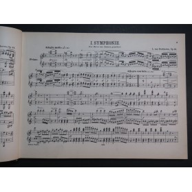 BEETHOVEN Symphonies Symphonien 1 à 9 pour Piano 4 mains