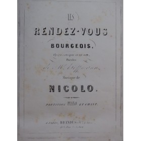 ISOUARD Nicolo Les Rendez-vous LEYBACH J. 20 Mélodies Chant Piano XIXe