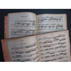 BACH J. S. Sechs Sonaten Sonates Piano Violon