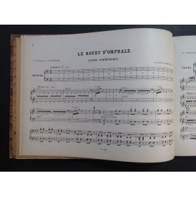 SAINT-SAËNS Camille Quatre Poèmes Symphoniques Piano 4 mains ca1900