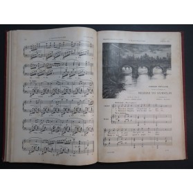 L'illustration Supplément Musical Piano Chant Piano solo 1895