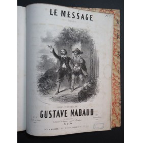 NADAUD Gustave Recueil de Pièces Chant Piano ca1850