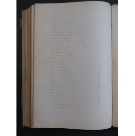 DE BÉRANGER Pierre-Jean Chansons manuscrites XIXe