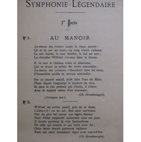 GODARD Benjamin Symphonie Légendaire Piano Chant