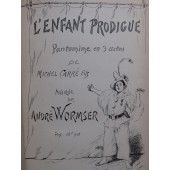 WORMSER André L'Enfant...