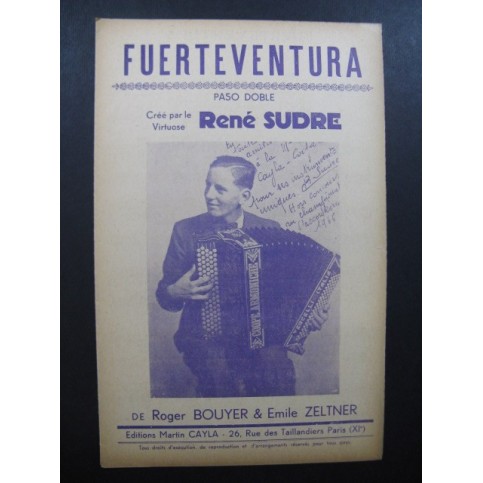 Fuerteventura Paso doble René Sudre Accordéon