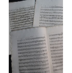 DALAYRAC Nicolas Six Quatuors op 11 Violon Alto Basse ca1790