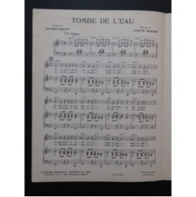 Tombe de l Eau Marcel Amont Chant Piano 1961