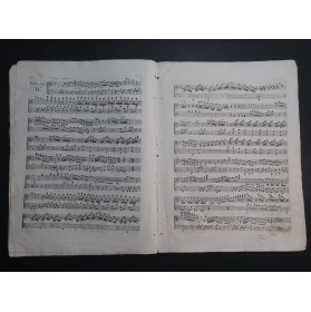 CARDON Jean-Baptiste Quatre Sonates op 1 Harpe ca1780
