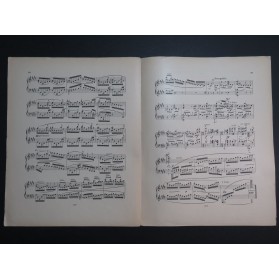 BLUMENFELD Félix Nocturne Fantaisie op 20 Piano 1895
