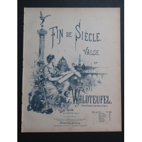 WALDTEUFEL Émile Fin de Siècle Piano 1892