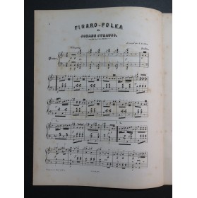 STRAUSS Johann Figaro-Polka Piano ca1870