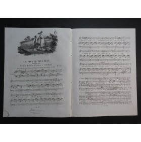 DE BEAUPLAN Amédée Le Pays le plus Beau Chant Piano ca1830