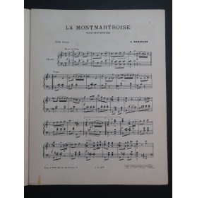 BARINCOU L. La Montmartroise Piano 1905