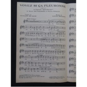BEYDTS Louis Voyez si ça fleuronne Chant 1931