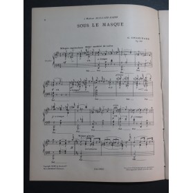 CHAMINADE Cécile Sous le Masque op 116 Piano 1905