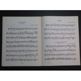 Cinq Morceaux du Fitzwilliam Virginal Book 5 Pièces Guitare 1975