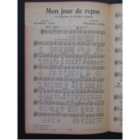 Mon Jour de Repos Francis Lopez Chant 1948