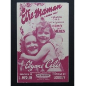 Etre Maman Valse chantée Louiguy 1943