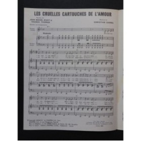Les Cruelles Cartouches de l'Amour Régine Piano Chant 1969