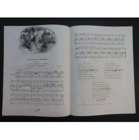 BOYÉ Euphémie L'Angélus au Village Chant Piano ca1830