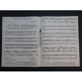 HANLEY James F. and KING Robert Banana Blues Piano 1924