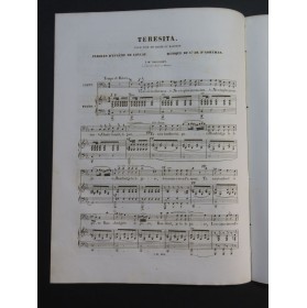 D'ADHÉMAR Ab. Térésita Chant Piano ca1830
