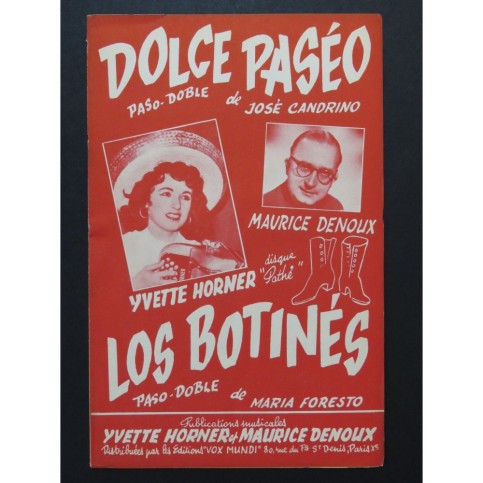 Dolce Paséo et Los Botinés Yvette Horner Accordéon 1962