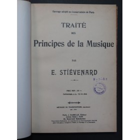 STIÉVENARD E. Traité Principes Musique GRÉGOIRE A. Solfège Métrique ca1950